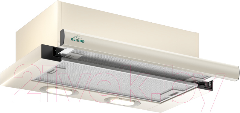 Вытяжка телескопическая Elikor Интегра 50П-400-В2Л / 155702