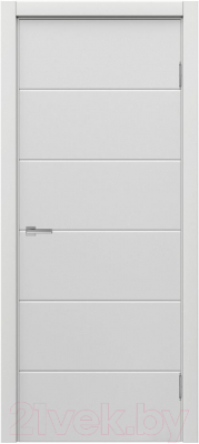 Дверь межкомнатная MDF Techno Stefany 1005 60x200 (белый)