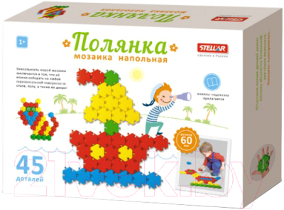 

Развивающая игрушка Stellar, Мозаика. Полянка / 01022