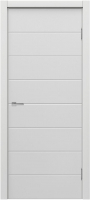 Дверь межкомнатная MDF Techno Stefany 1007 90x200 (белый) - 