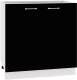 Шкаф-стол кухонный Кортекс-мебель Корнелия Мара НШ80р без столешницы (черный) - 