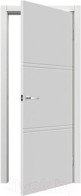 Дверь межкомнатная MDF Techno Stefany 1012 40x200 (белый)