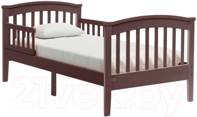 Односпальная кровать детская Nuovita Perla lungo (махагон)