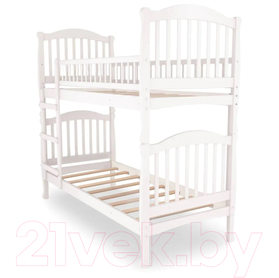 Двухъярусная кровать Nuovita Altezza Due (белый)