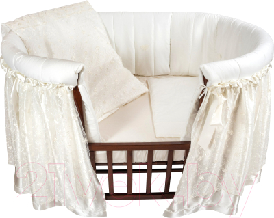Комплект постельный для малышей Nuovita Farfalle (молочный)