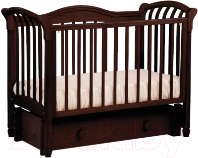 Детская кроватка Лель Азалия БИ 10.3 (махагон)