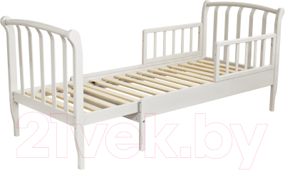 Односпальная кровать детская Красная звезда Савелий С 823 (белый)