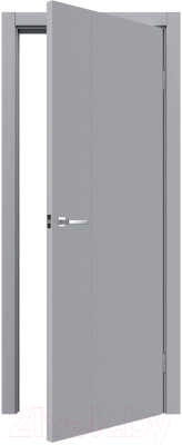 Дверь межкомнатная MDF Techno Stefany 1031 80x200 (RAL 7040)