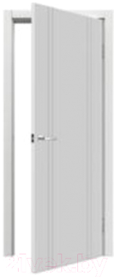 Дверь межкомнатная MDF Techno Stefany 1042 60x200 (белый)