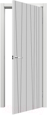 Дверь межкомнатная MDF Techno Stefany 1052 40x200 (белый)