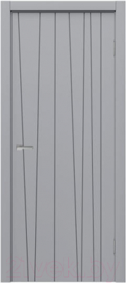 Дверь межкомнатная MDF Techno Stefany 1052 90x200 (RAL 7040)