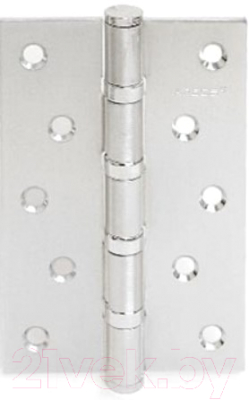 Петля дверная Apecs 120x80-B4-Steel-nis (матовый никель)
