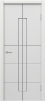 Дверь межкомнатная MDF Techno Stefany 1067 60x200 (белый) - 