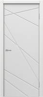 Дверь межкомнатная MDF Techno Stefany 1072 80x200 (белый) - 