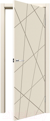 Дверь межкомнатная MDF Techno Stefany 1073 80x200 (RAL 1013)