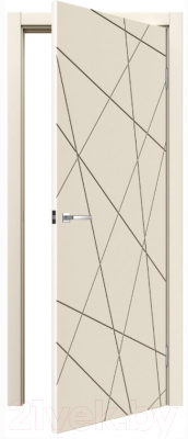 Дверь межкомнатная MDF Techno Stefany 1075 40x200 (RAL 1013)