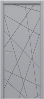 Дверь межкомнатная MDF Techno Stefany 1075 60x200 (RAL 7040) - 