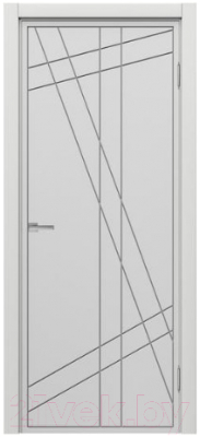 Дверь межкомнатная MDF Techno Stefany 1082 40x200 (белый)