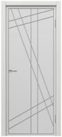 Дверь межкомнатная MDF Techno Stefany 1082 50x200 (белый) - 