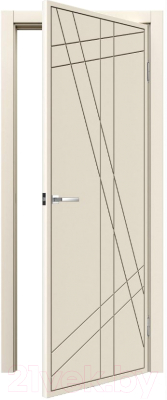 Дверь межкомнатная MDF Techno Stefany 1082 50x200 (RAL 1013)