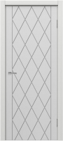 Дверь межкомнатная MDF Techno Stefany 1083 50x200 (белый) - 