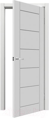 Дверь межкомнатная MDF Techno Stefany 1091 80x200 (белый)