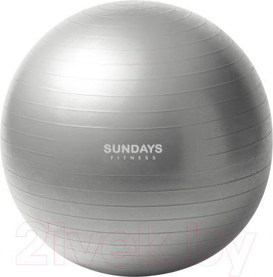 Фитбол гладкий Sundays Fitness LGB-1501-65 (серый)