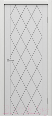 Дверь межкомнатная MDF Techno Stefany 1083 80x200 (белый)