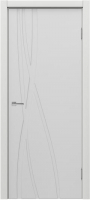 Дверь межкомнатная MDF Techno Stefany 1101 40x200 (белый) - 