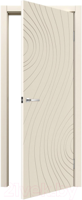 Дверь межкомнатная MDF Techno Stefany 1106 60x200 (RAL 1013)