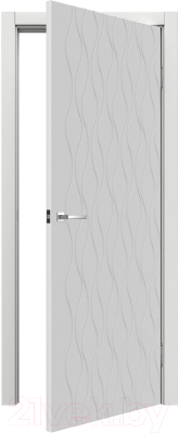 Дверь межкомнатная MDF Techno Stefany 1104 40x200 (белый)