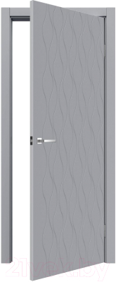 Дверь межкомнатная MDF Techno Stefany 1104 40x200 (RAL 7040)