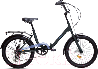 Детский велосипед AIST Smart 20 2.1 2021 (черный/синий)