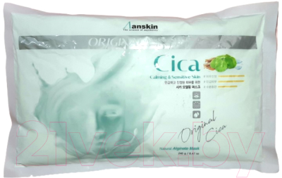 Маска для лица альгинатная Anskin Original Cica Modeling Mask (240г)