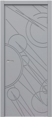 Дверь межкомнатная MDF Techno Stefany 1114 40x200 (RAL 7040)