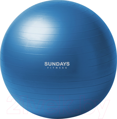 Фитбол гладкий Sundays Fitness LGB-1501-85 (голубой)