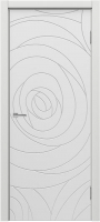 Дверь межкомнатная MDF Techno Stefany 1121 80x200 (белый) - 