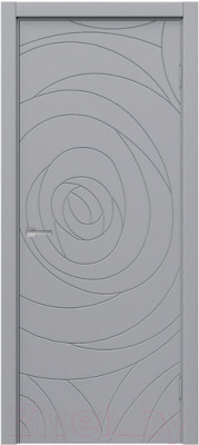 Дверь межкомнатная MDF Techno Stefany 1121 40x200 (RAL 7040)