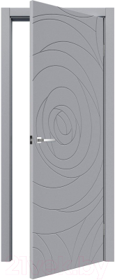 Дверь межкомнатная MDF Techno Stefany 1121 60x200 (RAL 7040)