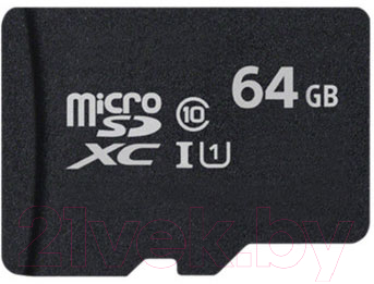Карта памяти Mirex microSDXC UHS-I Class 10 64Gb (13612-MC10SD64)