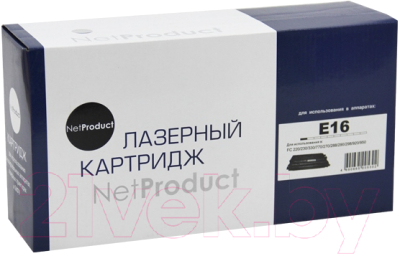 Картридж NetProduct N-E-16 (черный)