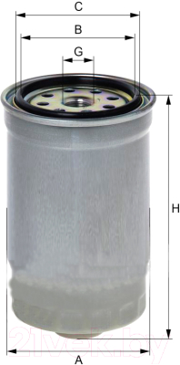 Топливный фильтр Hengst H70WK13