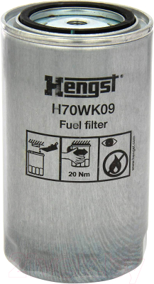 

Топливный фильтр Hengst, H70WK09