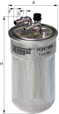 

Топливный фильтр Hengst, H341WK