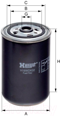 Топливный фильтр Hengst H18WDK02