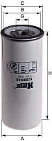 Топливный фильтр Hengst H200WDK - 