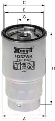 Топливный фильтр Hengst H232WK