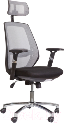 Кресло офисное Седия Spirit (серый/черный)