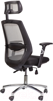 Кресло офисное Седия Spirit (серый/черный)
