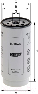 Топливный фильтр Hengst H710WK